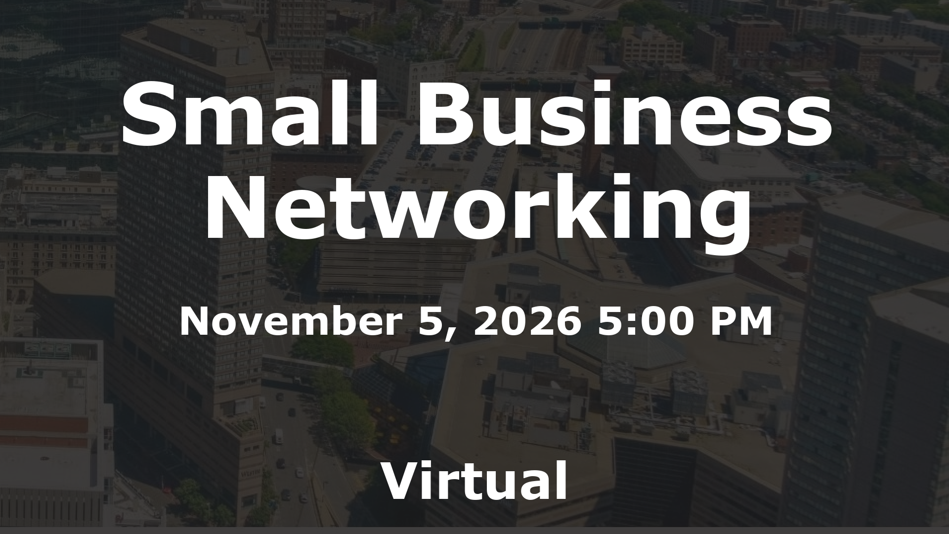 Small Business Networking event image